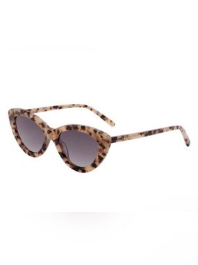 NEW Carolina Lemke Liv Demi Brown Cat Eye Sunglasses Retro Celeb Style